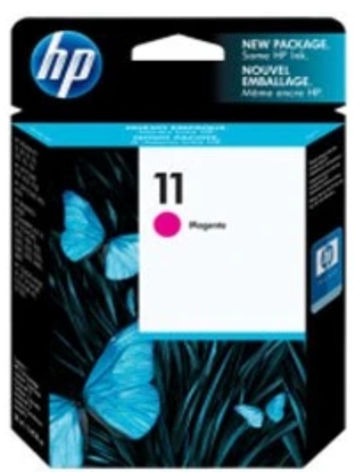 کارتریج جوهری پلاتر HP 11 قرمز طرح HP 11 Magenta Ink Cartridge