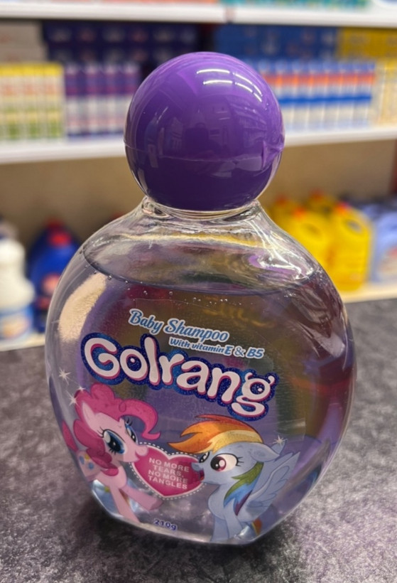 شامپو بچه گلرنگ تیله ای